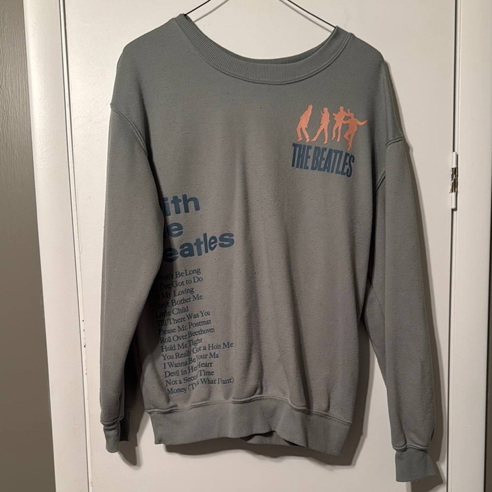 The Beatles Gray Sweater